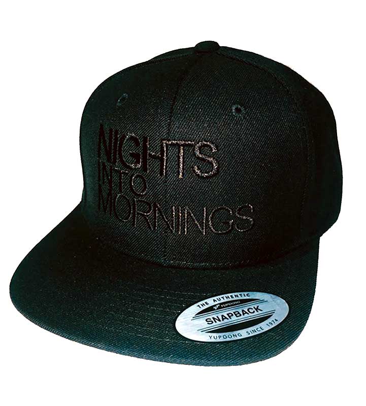 ORIGINAL SNAPBACK, BLACK, BLACK LOGO