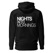 Load image into Gallery viewer, Black Unisex Hoodie with Front and Back Logo
